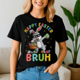 thumbnail image 1 of Happy Easter Bruh Funny Bunny Rabbit Easter Shirt, He is Rizzin,Easter Day Shirt, Happy Easter Day, Bunny Cute Tee,Jesus Easter TShirt, 1 of 5