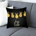 Happy Easter Bunny Eggs Decorative Pillowcase Living Room Sofa Couch