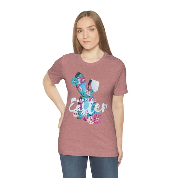 Happy Easter Bunny Rabbit Cute Funny Holiday Tee - Easter Shirt