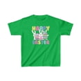 thumbnail image 1 of Happy Easter Bunny Rabbit Eggs Holiday Kids Heavy Cotton Tee Shirt, 1 of 2