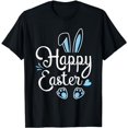 thumbnail image 1 of Happy Easter Bunny Rabbit Face Funny Easter Day Men Boy Kids T-Shirt, 1 of 5