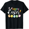 thumbnail image 1 of Happy Easter Bunny Rabbit Face Funny Easter Day Women Girls T-Shirt, 1 of 3