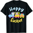 thumbnail image 1 of Happy Easter Bunny Train for Boys Girls Kids and Teens T-Shirt, 1 of 5
