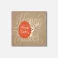 thumbnail image 1 of Happy Easter Bunny With Egg 4'' X 4'' Square Wooden Coaster, 1 of 3