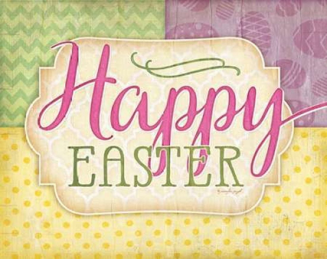 Happy Easter Canvas Art - Jennifer Pugh (22 x 28)