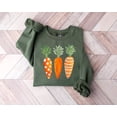 thumbnail image 1 of Happy Easter Carrot Sweatshirt, Easter Day Sweatshirt For Women's Garden Sweatshirt, Spring Rabbit Sweatshirt, Easter Gift for Woman, 1 of 5