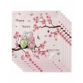 thumbnail image 1 of Happy Easter Cloth Napkins Set of 6 Reusable Dinner Napkins, Pink Spring Gnomes Eggs Flower Branch Rabbit Cocktail Napkin Washable Table Napkins for Wedding/Holiday Party/Baby Shower 20"x20", 1 of 7