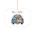 thumbnail image 1 of Happy Easter Cocker Spaniel American Flag Truck Bunny Ears Acrylic Benelux Ornament Cockers Dog Lover Gifts Home Tree Decor - 03001, 1 of 4