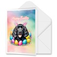 thumbnail image 1 of Happy Easter Cocker Spaniel with Bunny Ear Headband and Flowers 5x7in Folded Greeting Card Cockers Dog Lover Gifts Single Note Card with Envelope - 13001, 1 of 5