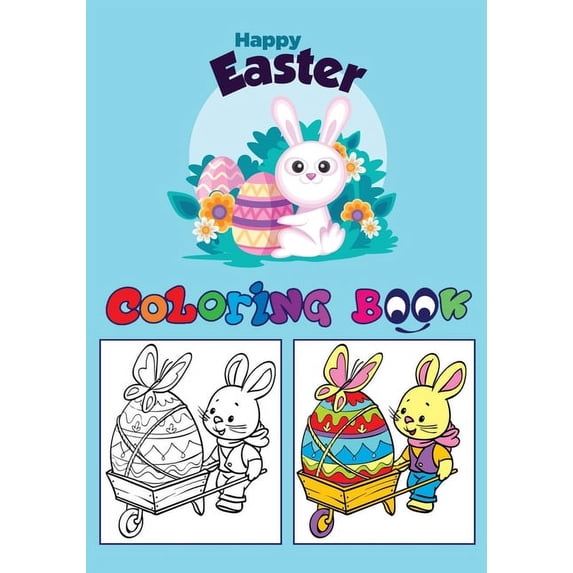 Happy Easter Coloring Book (Paperback)