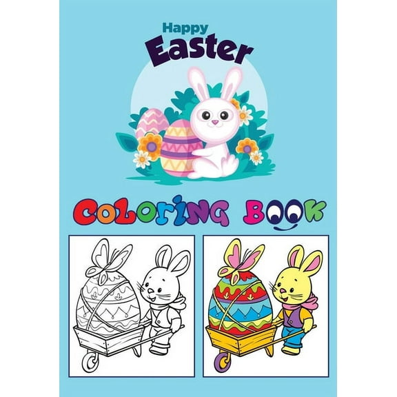 Happy Easter Coloring Book (Paperback)