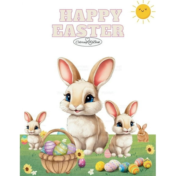 Happy Easter Coloring Book, (Paperback)