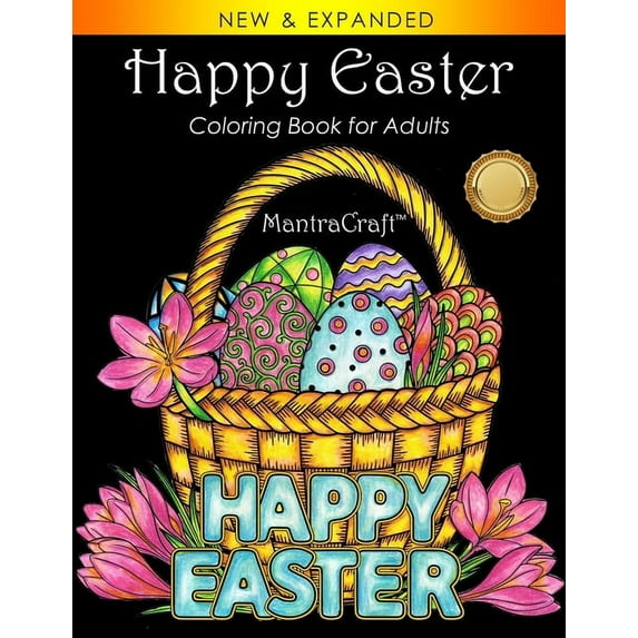 Happy Easter: Coloring Book for Adults (Paperback)