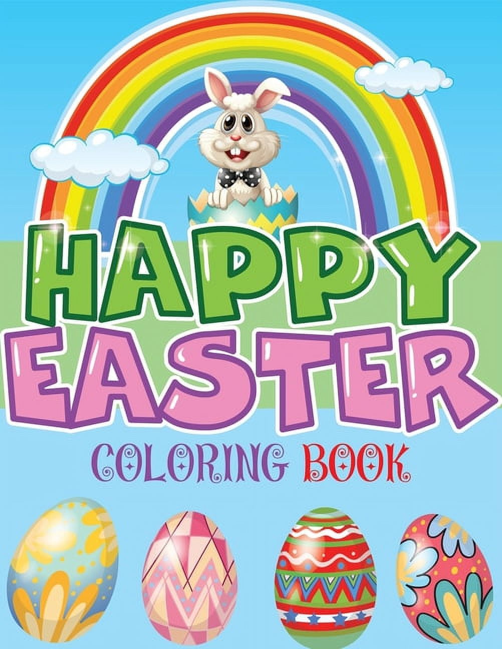 Happy Easter Coloring book Easter Activity Book For Kids Coloring