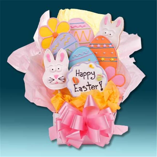 Gift Basket Drop Shipping LF-CB-H4-9 Hoppy Easter Cookie Bouquet