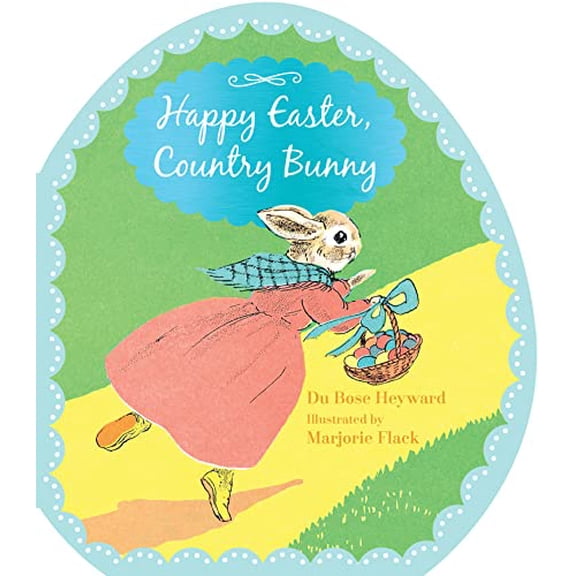 Pre-Owned Happy Easter, Country Bunny Shaped Board Book: An Easter and Springtime Book for Kids (Board book) 132868394X 9781328683946