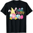 thumbnail image 1 of Happy Easter Cute Bunny Gnome Egg Hunting Spring Easter T-Shirt, 1 of 4