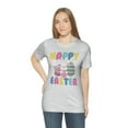 thumbnail image 1 of Happy Easter Cute Bunny Rabbit Egg Holiday Tee Shirt, 1 of 10