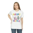 thumbnail image 1 of Happy Easter Cute Bunny Rabbit Egg Holiday Tee Shirt, 1 of 10