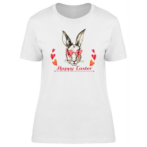 Happy Easter Cute Classy Rabbit T-Shirt Women -Image by Shutterstock, Female x-Large