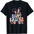 thumbnail image 1 of Happy Easter , Cute Pastel Bunny, Matching Family Easter T-Shirt, 1 of 3