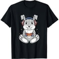 thumbnail image 1 of Happy Easter Day Bunny Funny Boys Girls Kids Gamer T-Shirt, 1 of 3