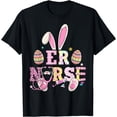 thumbnail image 1 of Happy Easter Day Cute Bunny Ears ER Nurse RN Easter Eggs T-Shirt, 1 of 4