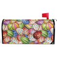 thumbnail image 1 of Happy Easter Day Egg Rabbit Bunny Spring Summer Mailbox Covers Standard Size Easter Eggs Rainbow Flowers Magnetic Mail Wraps Cover Letter Post Box 21" Lx 18" W, 1 of 5