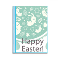 thumbnail image 1 of Happy Easter Day Green Colored Egg Bunny Book Sheet Protectors Portfolio Binder Folder, 1 of 3