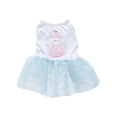 thumbnail image 1 of Happy Easter Dog Dress, Rabbit Easter Egg Pet Cat Puppy Dresses Tutu Skirt,Summer Small Dog Girl Shirt Clothes Bunny Costume, 1 of 6