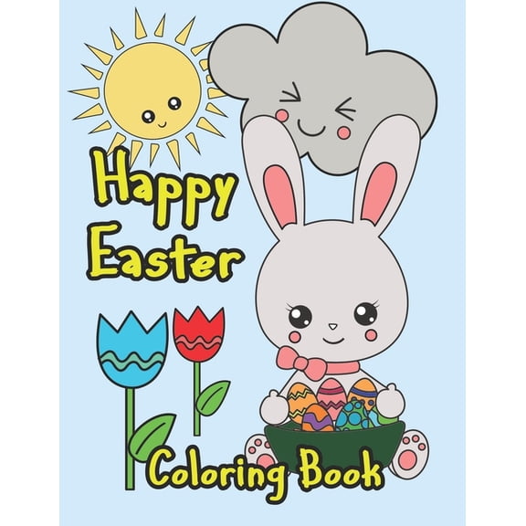 Happy Easter: Easter Coloring Book, (Paperback)