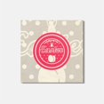 thumbnail image 1 of Happy Easter Eggs Badge 4'' X 4'' Square Wooden Coaster, 1 of 3