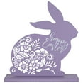 thumbnail image 1 of Northlight Happy Easter Floral Cut-Out Bunny Decoration - 13", 1 of 8
