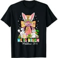 thumbnail image 1 of Happy Easter For Christian Girls Mom He Is Risen Leopard T-Shirt, 1 of 3