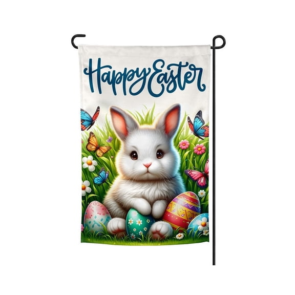 Happy Easter Garden Flag