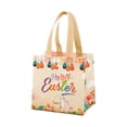 thumbnail image 1 of Happy Easter Gift Bags with Handles - Reusable Easte Egg Hunt Bag, Multifunctional Non-Woven Spring Tote Goodie Bags for Easter Gifts Wrapping, 1 of 6