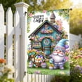 thumbnail image 1 of Happy Easter Gnome Garden Flag 12x18 Inch Double Sided for Outside Small Holiday Eggs Yard Flag, Easter Decor Outside for Porch Garden Lawn, Easter Gifts, Under 5 Dollars!, 1 of 6