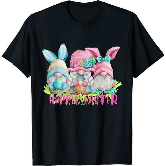 Happy Easter Gnomes Easter Bunny Spring Gnome T-Shirt
