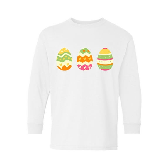 Happy Easter Graphic Youth Tee Gifts for Kids Easter 2021 Long Sleeve Shirts for Girls Boys Age 4-18 Teens Outfit