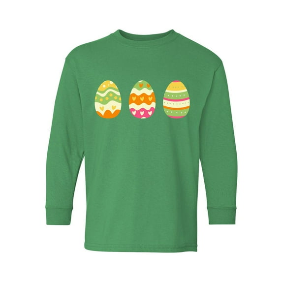 Happy Easter Graphic Youth Tee Gifts for Kids Easter 2021 Long Sleeve Shirts for Girls Boys Age 4-18 Teens Outfit