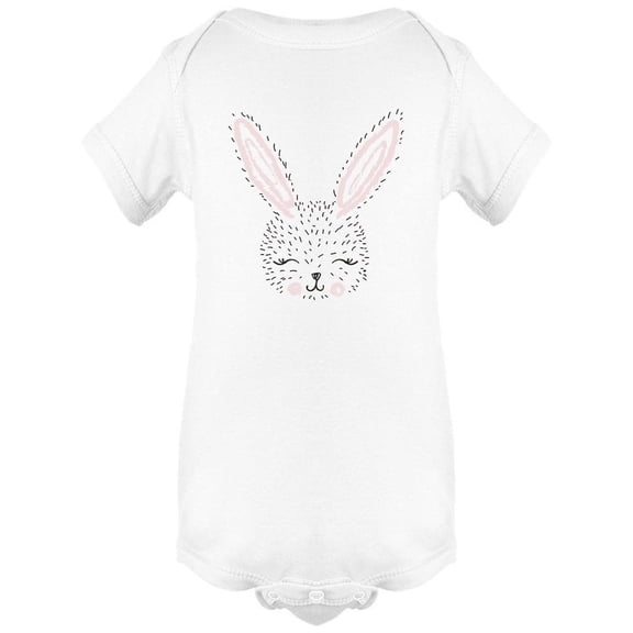 Happy Easter Greeting Bunny Bodysuit Infant -Image by Shutterstock,  6 Months
