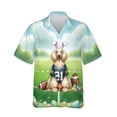 thumbnail image 1 of Happy Easter Hello Spring Afghan Hound Playing Football Hawaiian Shirt Breathable Summer Unisex Merch Dog Lover - 13003, 1 of 6