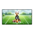 thumbnail image 1 of Happy Easter Hello Spring Airedale Terrier Playing Football Desk Mat Full Keyboard Mouse Pad Dale Waterside Dog Lover Large Mousepad - 13003, 1 of 5