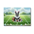 thumbnail image 1 of Happy Easter Hello Spring Boston Terrier Playing Football Horizontal Matte Canvas Poster Gentleman Dog Lover Gifts Wall Art Home Decor - 13003, 1 of 5