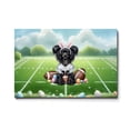 thumbnail image 1 of Happy Easter Hello Spring Chinese Crested Playing Football Horizontal Matte Canvas Poster Dog Lover Wall Art Home Decor - 13003, 1 of 5