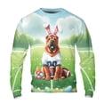 thumbnail image 1 of Happy Easter Hello Spring Chinese Shar-Pei Playing Football All Over Print 3D Sweatshirt Unisex Merch Dog Lover - 13003, 1 of 6