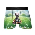 thumbnail image 1 of Happy Easter Hello Spring French Bulldog Playing Football All Over Print Boxer Briefs Underwear for Men Dad Dog Lover Gifts - 13003, 1 of 6