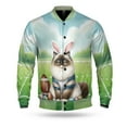 thumbnail image 1 of Happy Easter Hello Spring Ragdoll Playing Football All Over Print 3D Baseball Jacket Cat Lover Kitten Owner Gifts Idea Bomber Jacket Softball - 13003, 1 of 6