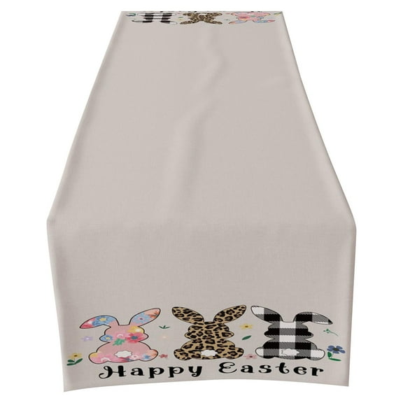 Happy Easter Kitchen Decor Indoor Outdoor Family Party Decor Party Supplies Decorative Table Banner Easter Decorations