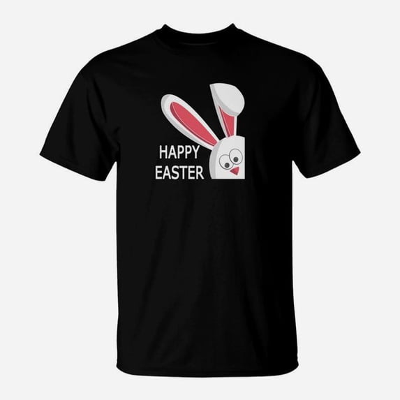 Happy Easter Matching Easter Big Bunny Ears TShirt - Walmart.com